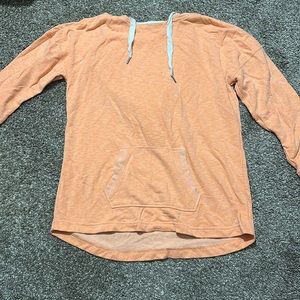 Orange hoodie. Size M.